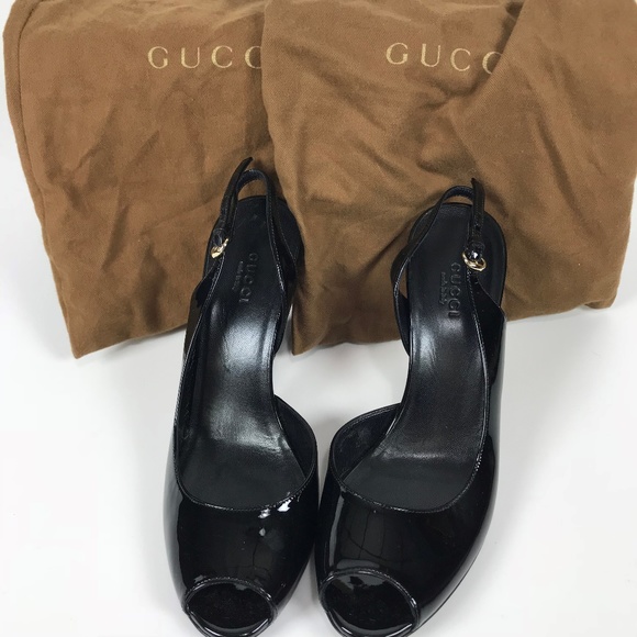 Gucci Patent Leather and Leopard Heel size 7 - Picture 5 of 6